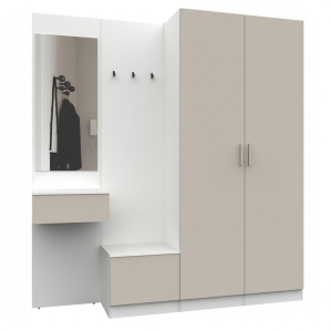 Набор мебели для прихожей "Марсель-107" МР 01-107 В2160 Ш2000 Г420 (ЛД.. Набор мебели для прихожей "Марсель-107" МР 01-107 В2160 Ш2000 Г420 (ЛД..